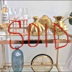 Decorative Gold Vase Set